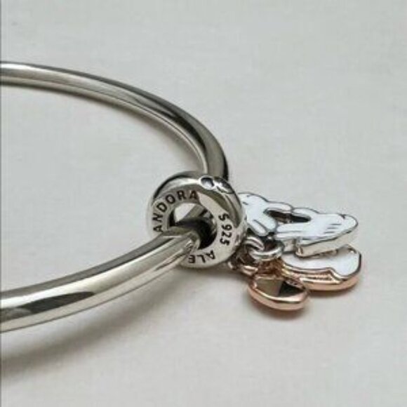 Pandora Disney Mickey Mouse Double Dangle Charm - Picture 2 of 5